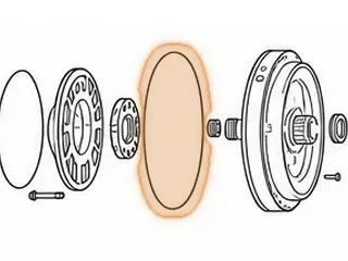 O-Ring, A8LR1 Stator (9”OD) (.124”Thick) 2011-Up — Part # 331381A