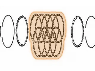 Friction, A8LR1 8th/Low/Reverse Brake Clutch (36 Teeth)(One Sided)(.072”Thick) (7 1/16”OD) 2011-Up — Part # 331114A