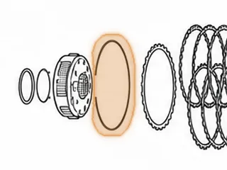 Snap Ring, A8LR1 Holds 6th Clutch in Drum (.094”Thick) (7”OD) 2011-Up — Part # 331876A