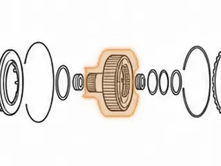 Clutch Hub, A8LR1 Underdrive (26 Spline)(3.063”Long)(48 Clutch Teeth) 2011-Up — Part # 331571A
