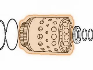 Shell, A8LR1 3-5 Reverse Shell W/90 Teeth Ring Gear (16 Lugs) (30 Clutch Teeth)(9 1/8”Tall) 2011-Up — Part # 331626A