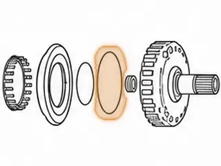 D-Ring, A8LR1 6th Clutch Piston (Outer)(4.935”OD)(.065”Thick) 2011-Up — Part # 331335A
