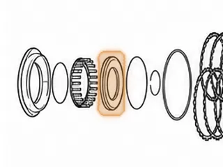 Retainer, A8LR1 3-5 Clutch Return Spring (Aluminum)(4.310”OD) 2011-Up — Part # 331985A