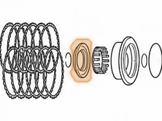 Retainer, A8LR1 4th Clutch Piston Spring (Bonded)(3.825”OD) 2011-Up — Part # 331980A
