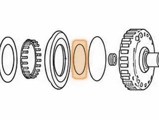 D-Ring, A8LR1 6th Clutch Piston (Inner)(3.105”ID)(.066”Thick) 2011-Up — Part # 331334A