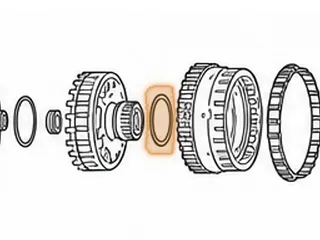 Bearing W/Races, A8LR1 6th Sungear Shell to Low/Reverse Ring Gear (3.025”OD)(.140”Thick) 2011-Up — Part # 331241A