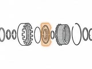 Hub, A960E Front Planet Ring Gear (66 Outer Teeth)(1.585”ID)(.495”Thick) 2006-Up — Part # 267602A