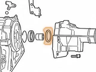 Oil Deflector, A960E Extention Housing (All 2WD)(.245”Thick)(2.134”OD) 2006-Up — Part # 267698A