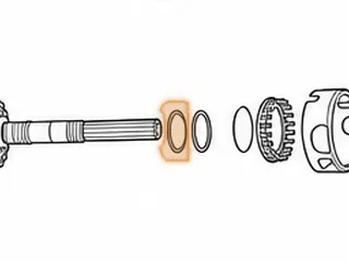 Race, A960E Rear Planet To Case (2.230”OD)(1.710”ID) (Cupped) 2006-Up — Part # 267250A
