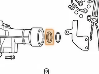 Seal Retainer, A960E Extension Housing (Metal)(W/6 Holes)(.278”Thick)(2.290”OD)(1.645”ID) (Cast # 35188-35020) 2006-Up — Part # 267074-1A