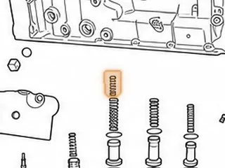 Accumulator Assembly, A960E (Plastic)(Piston-.875”ID x 2.160”Long) (White) (Spring-.790””OD x 2.990”Long)(2 O-Rings)… — Part # 267945A