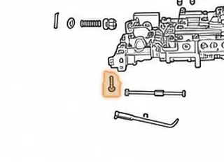 Bolt Set, A960E Valve Body To Case (19 Pieces)(2-10mm x 2.184”Long)(2-10mm x 1.980”Long) (4-10mm x 1.627”Long)… — Part # 267782AK