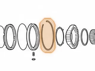 Snap Ring, A960E Low-Reverse Sprag Assembly To Case (5.695”OD)(.118”Thick)(Beveled) (.218”Wide) 2006-Up — Part # 267890A