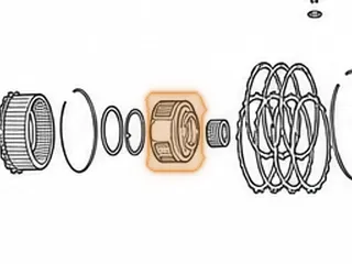 Planet, A960E Center (4 Steel Gears)(20 Teeth Right Angle Gears)(3.185”OD)(2.520”Thick) 2006-Up — Part # 267580A