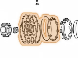 Steel, A960E B1 Clutch (12 Teeth)(5.010”ID)(.095”Thick) 2006-Up — Part # 267132A