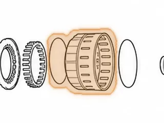 Piston, A960E Reverse Clutch (6 3/4”OD)(4.124”ID)(4.335”Tall)(24 Teeth Steel)(24 Slots) 2006-Up — Part # 267966A