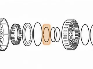 Snap Ring, AA80E Holds Overdrive Spring Retainer In (3.165"OD) (.050"Thick)(.155"Wide) 2007-Up — Part # 287862A