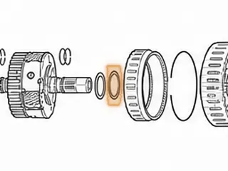 Race, AA80E Overdrive Planet (Rear) To Forward Drum (Cupped) (2.430"OD)(1.740"ID) 2007-Up — Part # 287224A