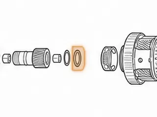 Bearing W/Race, AA80E Forward Planet Sungear To Forward Planet (2.085"OD)(1.225"ID) (.190"Thick) 2007-Up — Part # 287241A