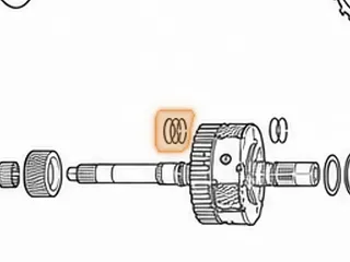 Ring, AA80E Input Shaft (Teflon) (.090"Thick)(1.345"OD) 2007-Up (Also Fits AA80E Overdrive Planet (Rear) — Part # 287177A
