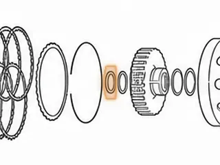 Bearing W/Race, AA80E Forward Clutch Hub (Front)(Cupped)(1.905"OD) (1.365"ID) (.260"Thick) 2007-Up — Part # 287232A