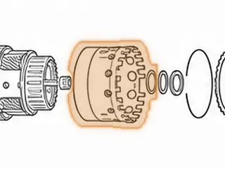 Race, AA80E Forward Planet To Direct Drum (2.080"OD) (1.245"ID) 2007-Up — Part # 287238A