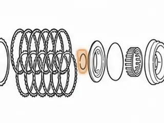 Snap Ring, AA80E Hold Direct Clutch Piston In Drum (1.875"OD) (.045"Thick)(.155"Wide) 2007-Up — Part # 287879A