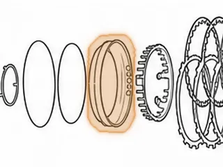 Piston, AA80E Intermediate Clutch (Aluminum)(7.810"OD)(5.910"ID) (29 Spring Pockets) 2007-Up — Part # 287962A