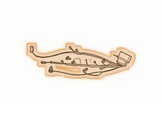 Wire Harness, AA80E (25 Pin Connector)(13 Connectors) 2007-Up — Part # 287446A