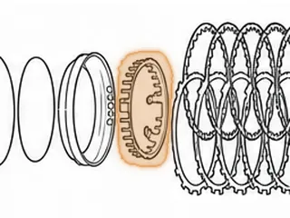 Retainer W/Springs, AA80E Intermediate Clutch Piston (6.760"OD) (1.135"Tall)(29 Springs) 2007-Up — Part # 287972A