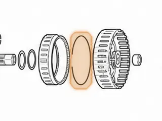 Snap Ring, AA80E Holds Overdrive Ring Gear To Forward Drum (.075"Thick)(5.920"OD) 2007-Up — Part # 287868A