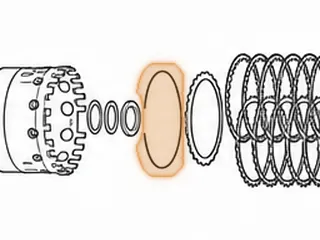 Snap Ring, AA80E Holds Direct Clutch Pressure Plate In Drum (.097"Thick)(5.820"OD) (.200"Wide) 2007-Up — Part # 287878A