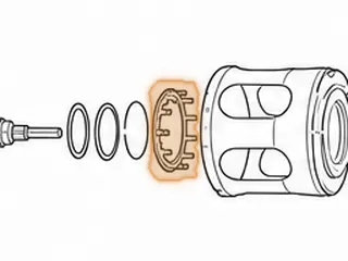 Spring/Retainer, AA80E Case Piston (11 Springs)(4.600"OD) (3.120"ID)(.910"Tall) 2007-Up — Part # 287977A