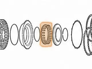 Spring/Retainer, AA80E Reverse Clutch Piston (22 Springs) (4.195"OD)(3.345"ID)(.860"Tall) 2007-Up — Part # 287976A