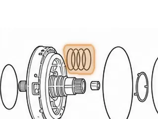 Ring, AA80E Stator To Overdrive Drum (Plastic)(2.665"OD) (.090"Thick)(Split Lap Joint) 2007-Up — Part # 287179A