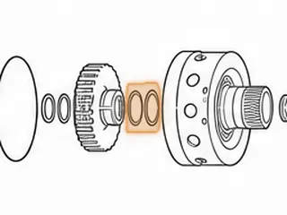 Race, AA80E Forward Clutch Hub (Rear) To Input Shell (Front) (Cupped)(2.360"OD)(1.840"ID) 2007-Up — Part # 287234A