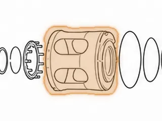 Piston, AA80E Low/Reverse (In Case)(6 1/2"Tall)(7 1/16"OD) (22 Spring Pockets) 2007-Up — Part # 287967A