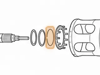 Snap Ring, AA80E Holds Spring Retainer In The Case Piston (3.240"OD)(.030"Thick)(.160"Wide) 2007-Up — Part # 287886A