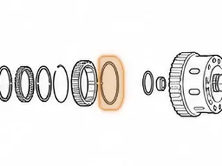 Washer, AB60E/AB60F #4 Sprag Outer Race To Direct Clutch Hub (.066”Thick)(4.129”OD) (3.651”ID)(Plastic) 2007-Up — Part # 77234A