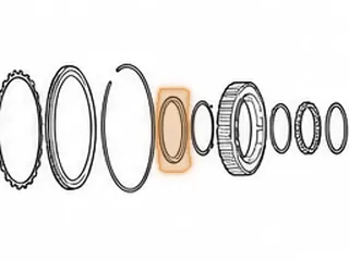 Washer, AB60E/AB60F Reverse Clutch Hub To #2 Sprag (4 Tab)(Plastic, Dished) 2007-Up — Part # 77245A