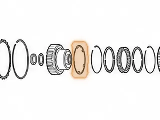 Washer, AB60E/AB60F Coast Clutch Hub To # 4 Sprag (.059”Thick)(3.813”OD)(5 Inner Tabs) 2007-Up — Part # 77283A