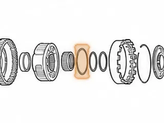 Washer, AB60E/AB60F Front Planet To Hub # 602 (.070”Thick)(3.722”OD)(3.040”ID)(4 Tabs) (Plastic) 2007-Up — Part # 77238A