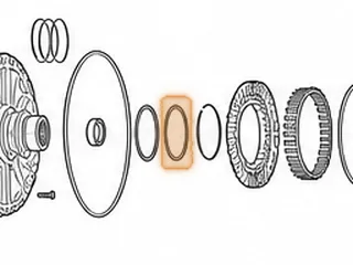 Bearing W/Race, AB60E/AB60F Stator To Reverse Clutch Piston (.110”Thick)(3.364”OD) (2.839”ID) 2007-Up — Part # 77211A