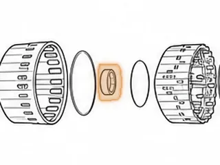 Caged Needle Bearing, AB60E/AB60F Direct Drum (Front)(.740”Thick)(2.525”OD) (Cast # DB 78909) 2007-Up — Part # 77219A