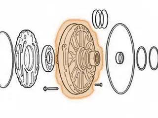 Stator, AB60E/AB60F (Aluminum)(Cast # T1) 2007-Up — Part # 77520A