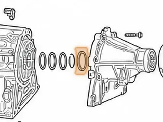 Oil Slinger, AB60E (2wd) In Extention Housing (2.570”OD)(1.646”ID)(Steel) 2007-Up — Part # 77698A