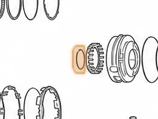 Snap Ring, AB60E/AB60F Holds Low/Reverse Clutch Return Spring In (.031”Thick)(2.731”OD) 2007-Up — Part # 77884A