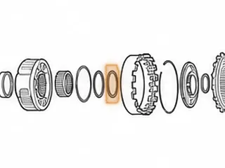 Bearing W/Race, AB60E/AB60F Front Planet Sun Gear To Hub # 602 (.130”Thick)(2.764”OD) (2.155”ID) 2007-Up — Part # 77241A