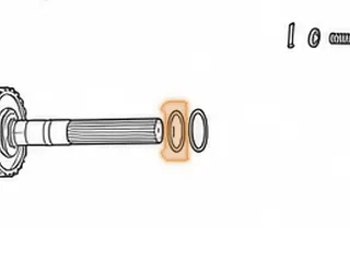 Bearing W/Race, AB60E/AB60F Rear Planet To Case (.129”Thick)(2.484”OD)(1.725”ID) 2007-Up — Part # 77250A
