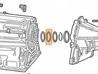Bearing, AB60E (2wd) Case (Rear) To Output Shaft Snap Ring (.137”Thick)(2.275”OD)(1.588”ID) 2007-Up — Part # 77264A